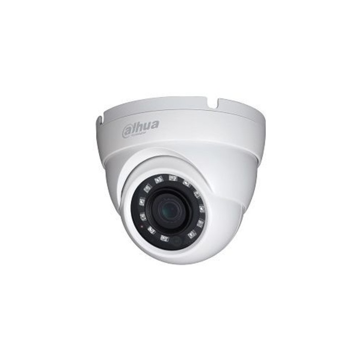 Dahua Megfigyelő Kamera, HDCVI Dome 4K, CMOS 1 / 2,7 ", 2,8 mm, IR 30m, IP67, fém ház