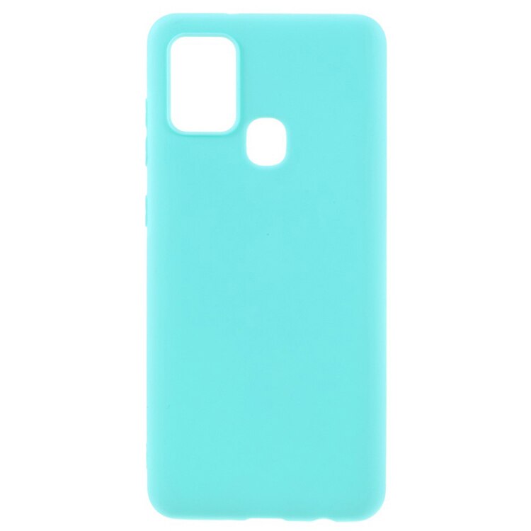 Husa de protectie compatibil cu Samsung Galaxy A21s, Matte, Antisoc, TPU, Albastru
