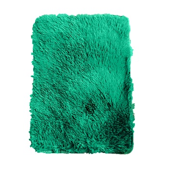 Covor de plus, Par lung, 80x150 cm, Poliester, verde Covor de plus, Par lung, 80x150 cm, Poliester, verde