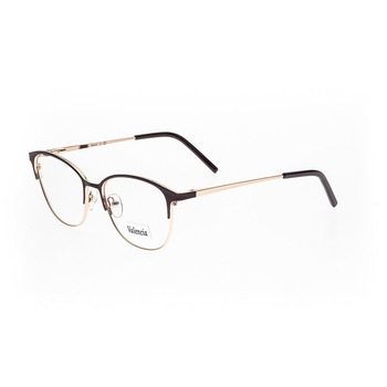 Rame ochelari, Valencia, dama, metal inoxidabil, negru si auriu, v32121 c2 Rame ochelari, Valencia, dama, metal inoxidabil, negru si auriu, v32121 c2