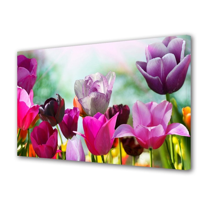 Tablou Canvas Lalele Violet, 30 x 45 cm