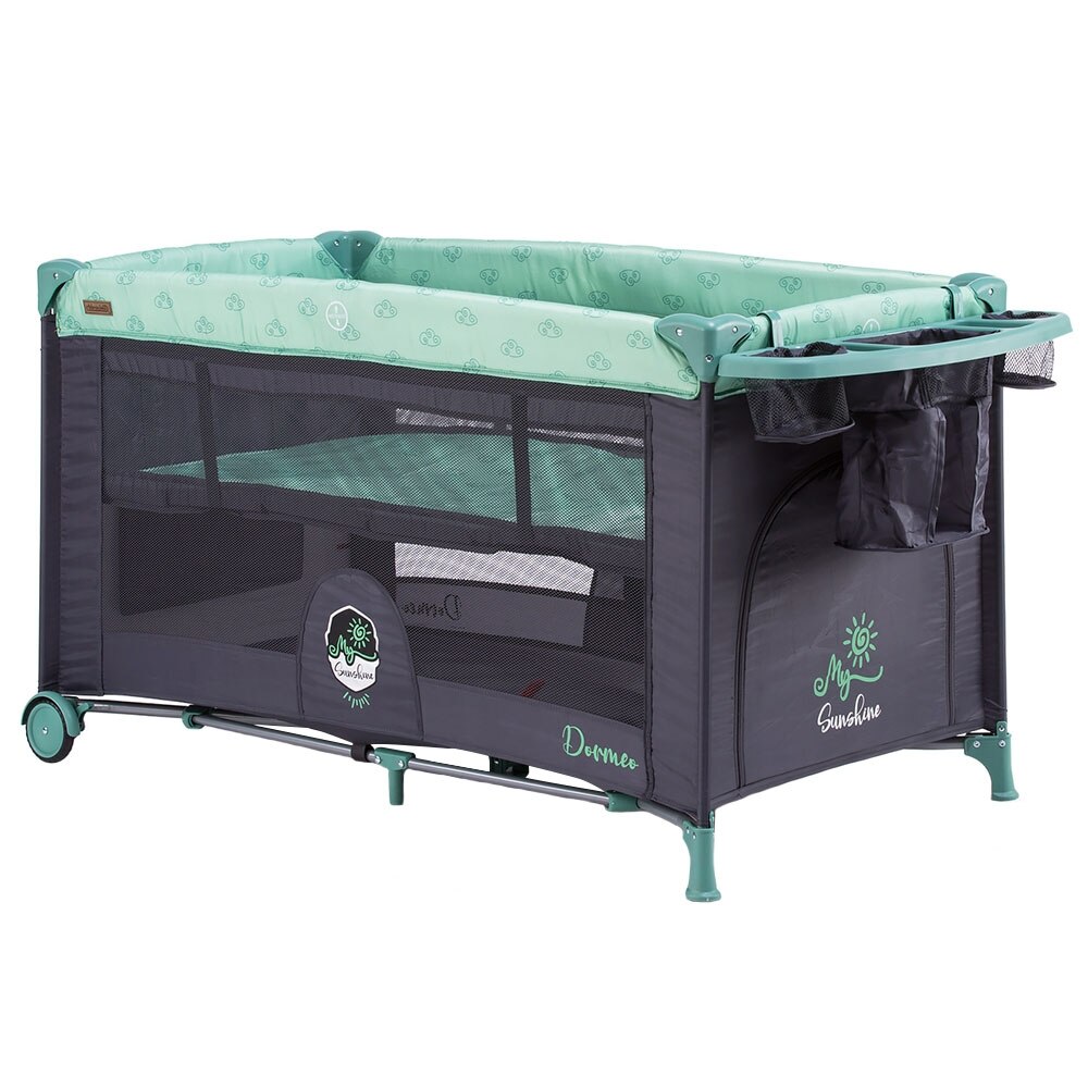 Patut pliabil Chipolino Dorme 125x65 cm mint