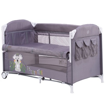 Patut pliabil Chipolino Merida 125x64 cm mist cu laterala culisanta Patut pliabil Chipolino Merida 125x64 cm mist cu laterala culisanta