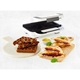 Sandwich-maker Tefal Snack XL SW701110, 850W, 2 seturi de placi detasabile, alb/ gri