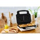 Sandwich-maker Tefal Snack XL SW701110, 850W, 2 seturi de placi detasabile, alb/ gri
