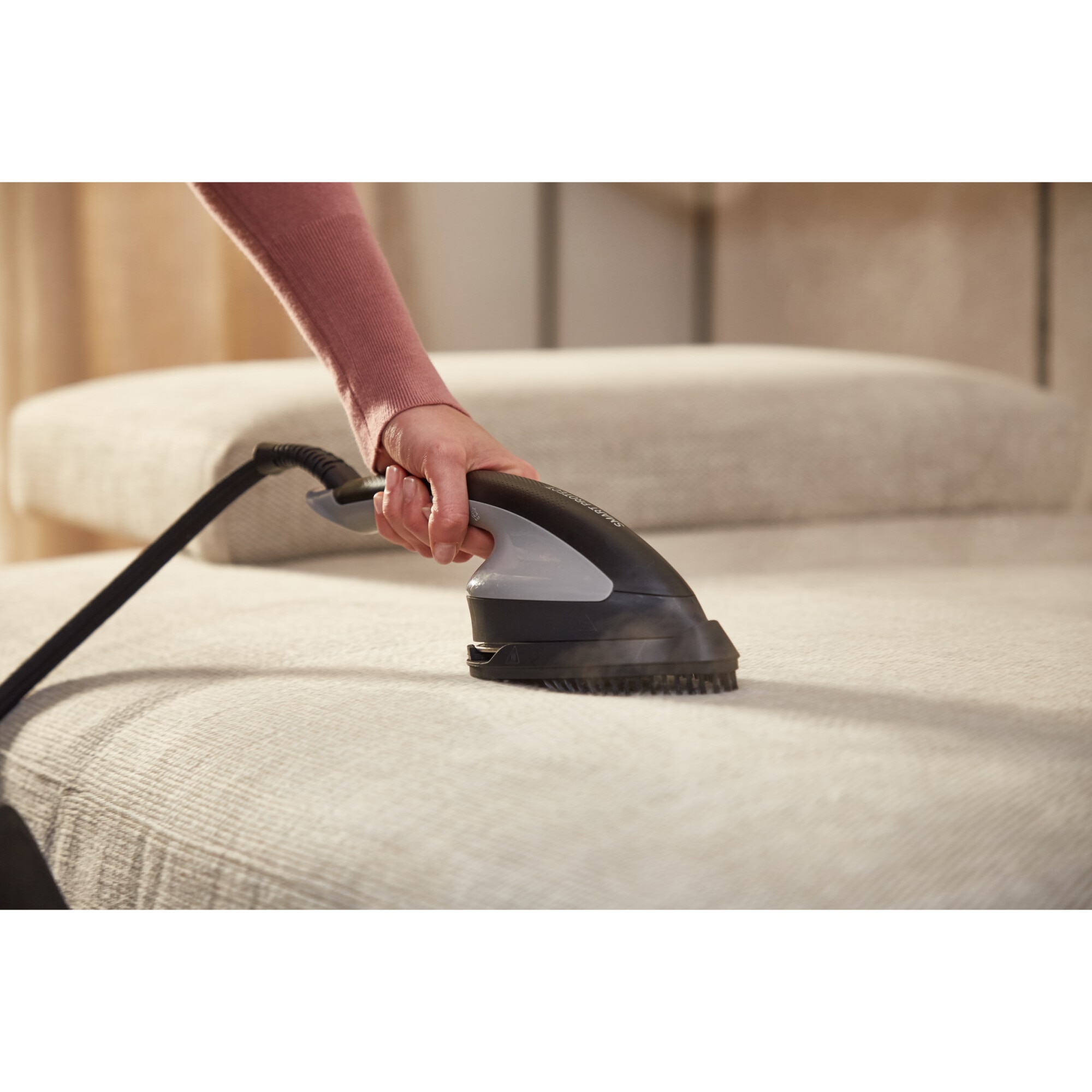 RESIGILAT: Aparat de calcat vertical cu abur de inalta presiune Tefal Ixeo+ All-in-One QT1510E0, 2980 W, jet abur 90 g/ min, 5 bar, 1 l, autonomie 40 min, negru