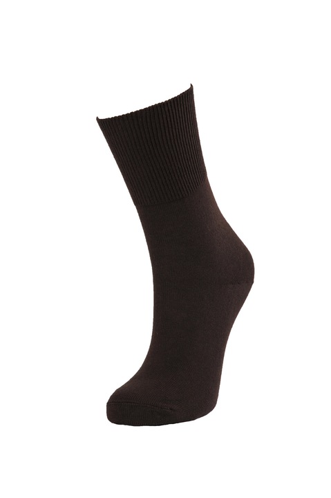 Sosete medicinale, din bumbac, pentru femei, Mondex, maro, 38-41