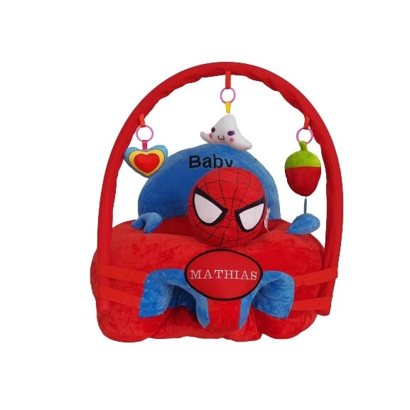Fotoliu pentru bebelusi cu arcada PERSONALIZAT - Spiderman