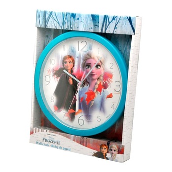 Ceas perete Frozen II, 25 cm Multicolor Ceas perete Frozen II, 25 cm Multicolor