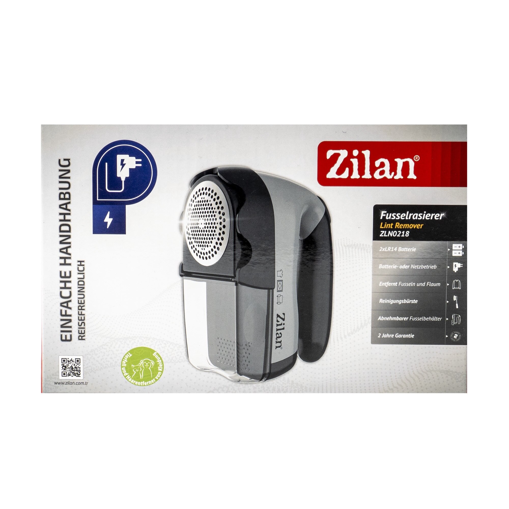 Aparat de curatat scame Zilan ZLN0218, 8800 rpm, Negru
