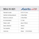 Универсален пистолет AUARITA H-921 MINI с дюза HVLP 0,8 мм