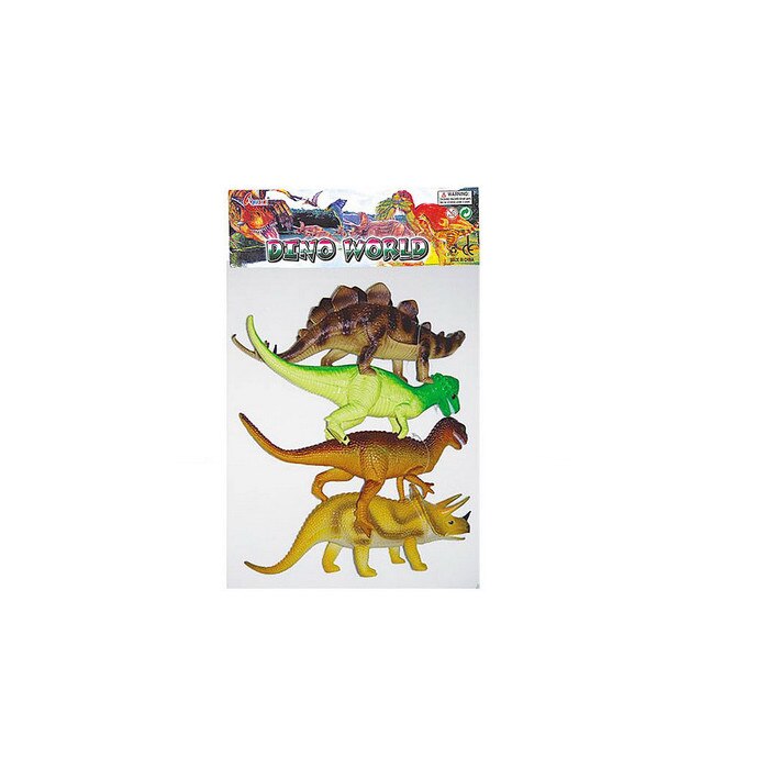 Set figurine Dinozauri mari , 4 piese , 45x34 cm,multicolor