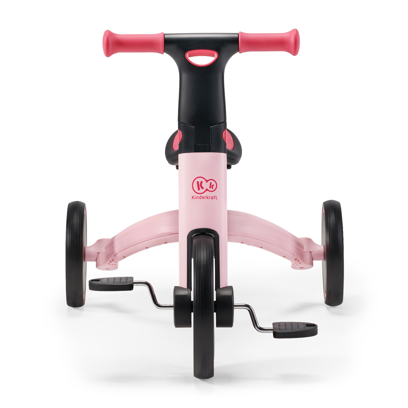 Tricicleta Kinderkraft 3 in 1 - 4Trike, roz - eMAG.ro