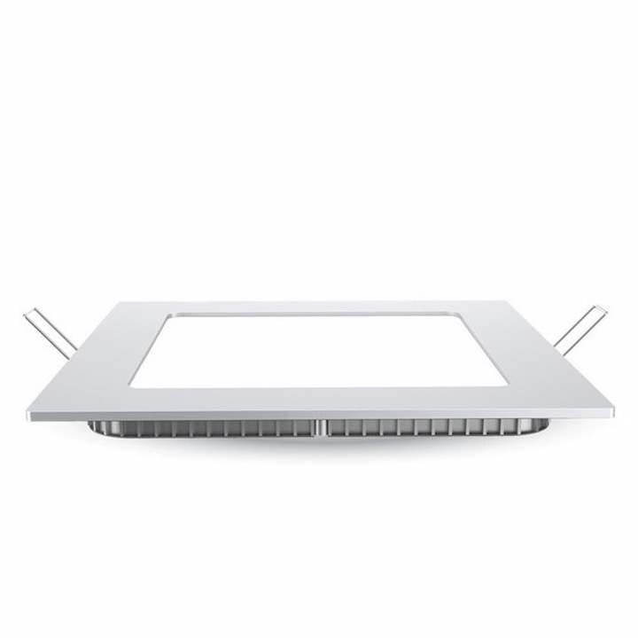 Beépíthető, Falba Süllyeszthető LED Panel, Szögletes, Hidegfehér, 18W