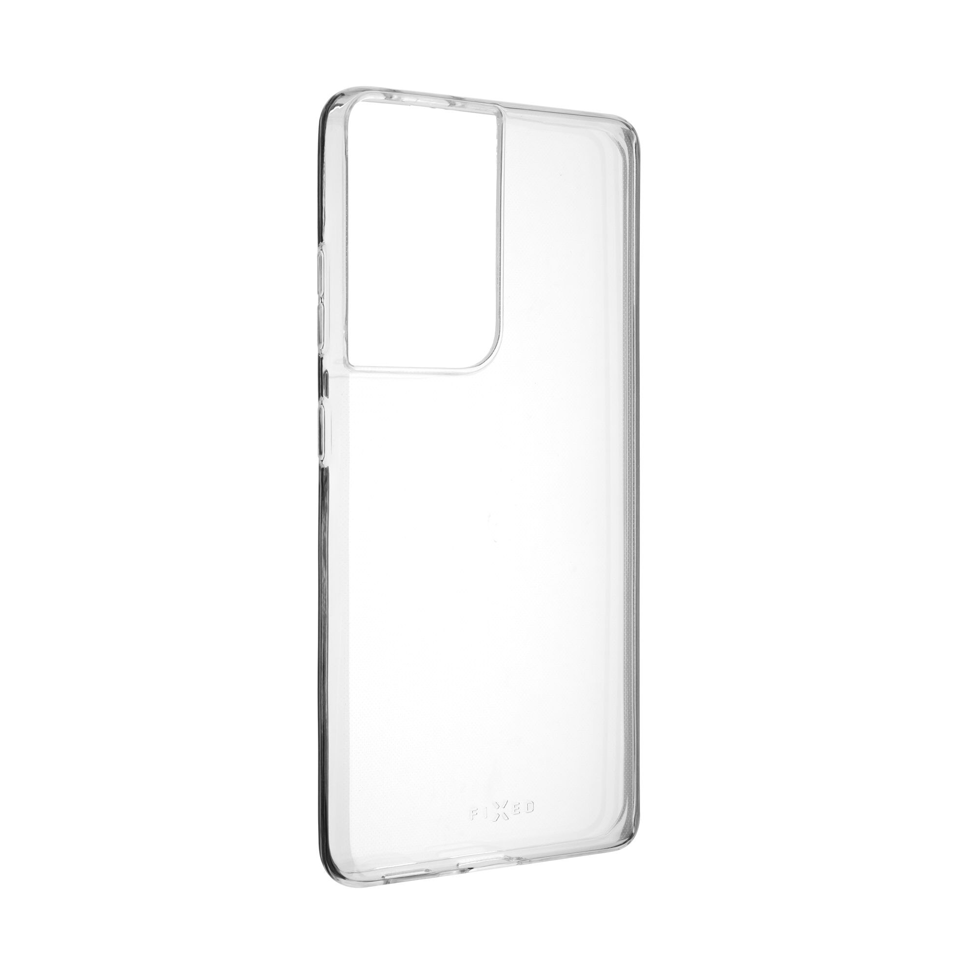 Husa de protectie ultra subtire Fixed Skin pentru Samsung Galaxy S21 Ultra, TPU, 0.6 mm, Transparent