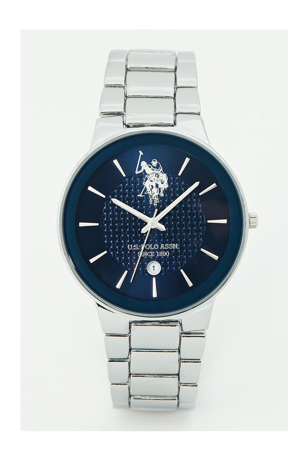 U.S. Polo Assn., Ceas cu bratara de otel inoxidabil, Argintiu