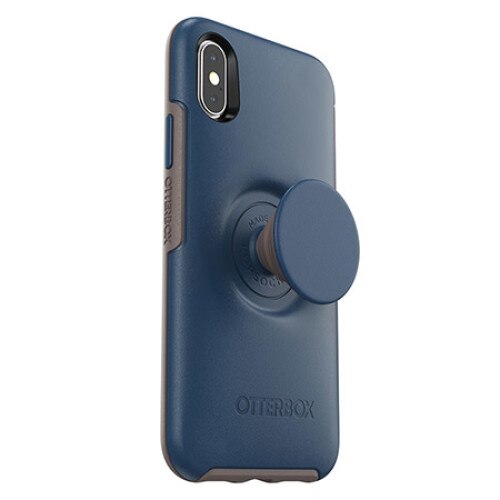 Carcasa Otter Box + Pop Symmetry, compatibil cu iPhone X/XS Plus ,rezistenta la socuri, albastru