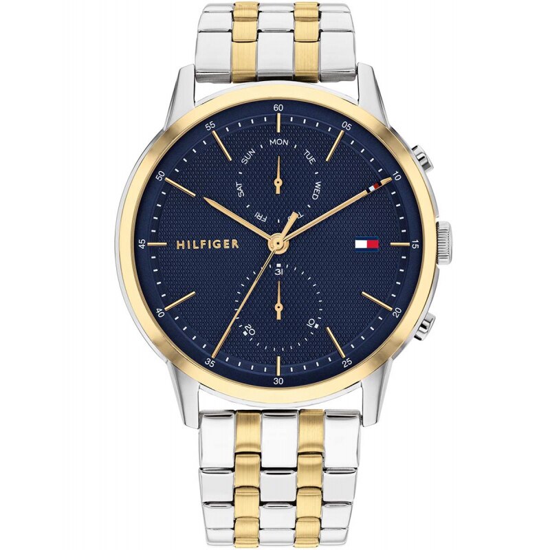 Ceas barbatesc Tommy Hilfiger 1710432 Quartz Argintiu, Auriu