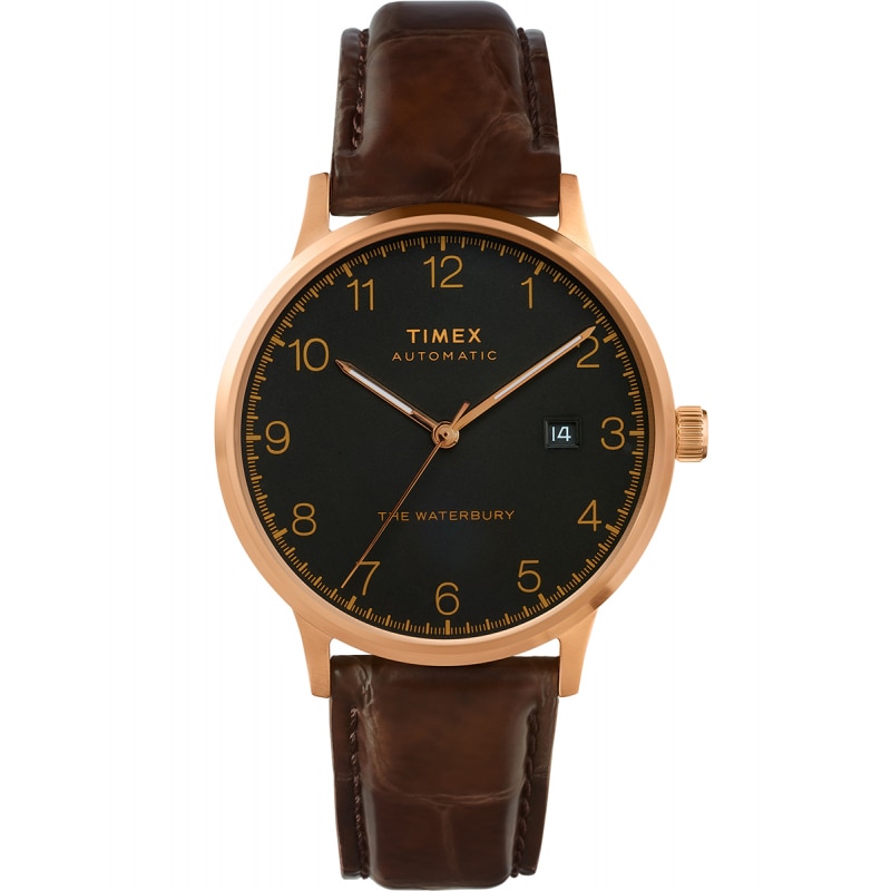 Ceas barbatesc Timex TW2T70100 Automatic Rose gold