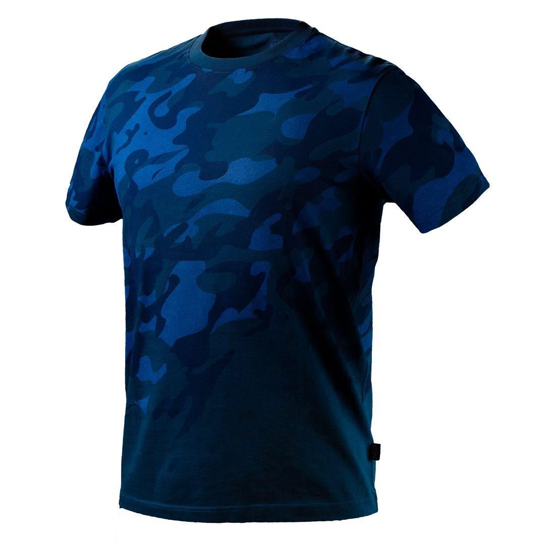 Tricou maneca scurta, model Camo Navy, marimea M/50, NEO