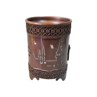 aparat eha de preparat cafea turceasca la nisip cu desen blue mosque brodat si cu lumina 500 w dimensiune 15 x 20 cm antichizat imagen 1_0_
0