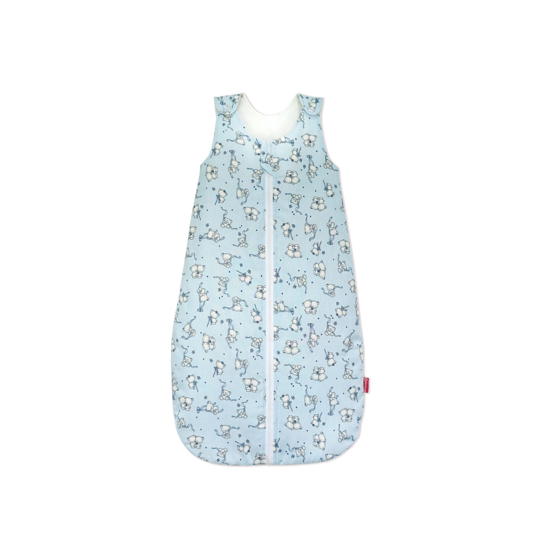 Sac de dormit , KidsDecor, vara 0.5 tog Loving bear blue 85 cm