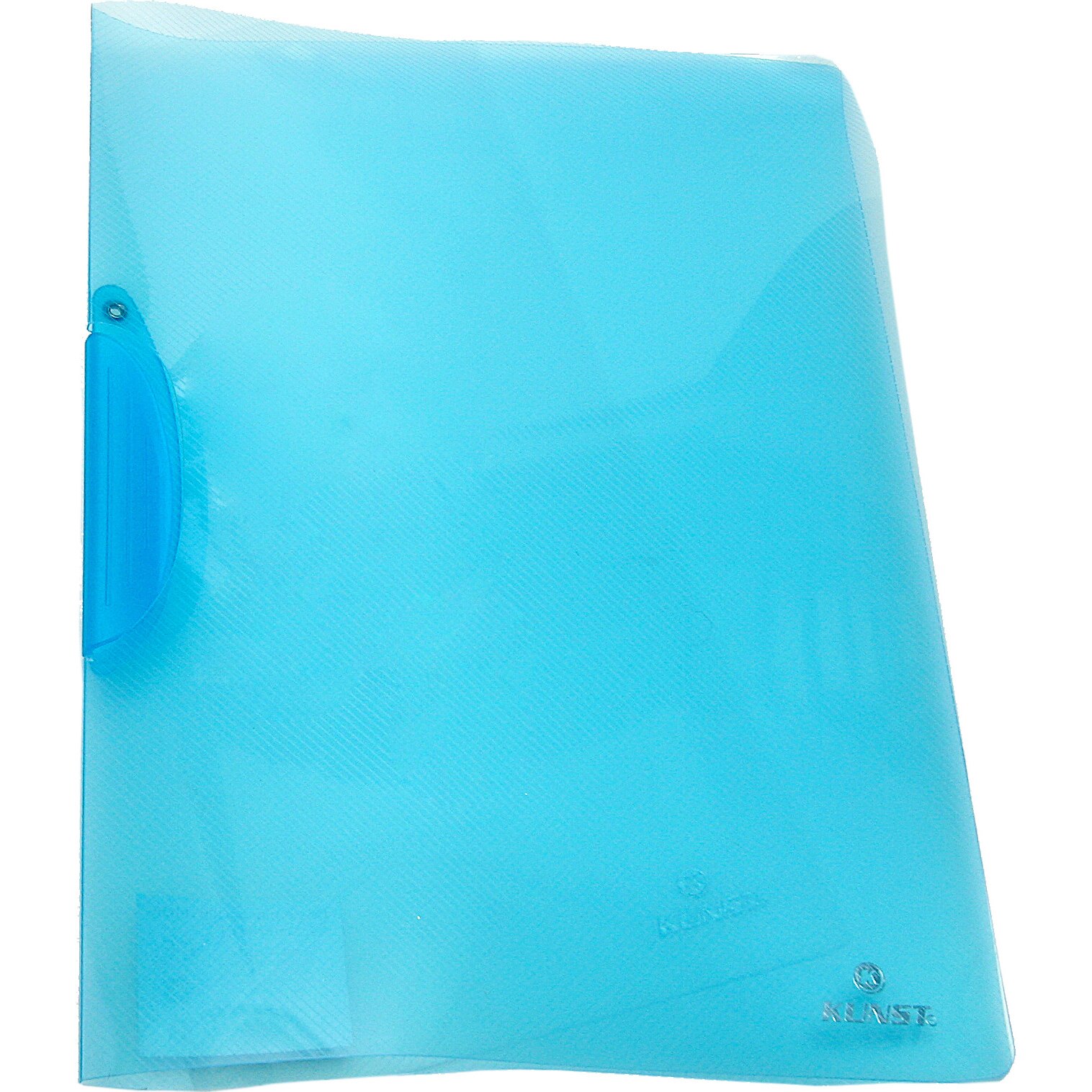 Set 5 bucati dosar plastic Kunst clip rotativ albastru