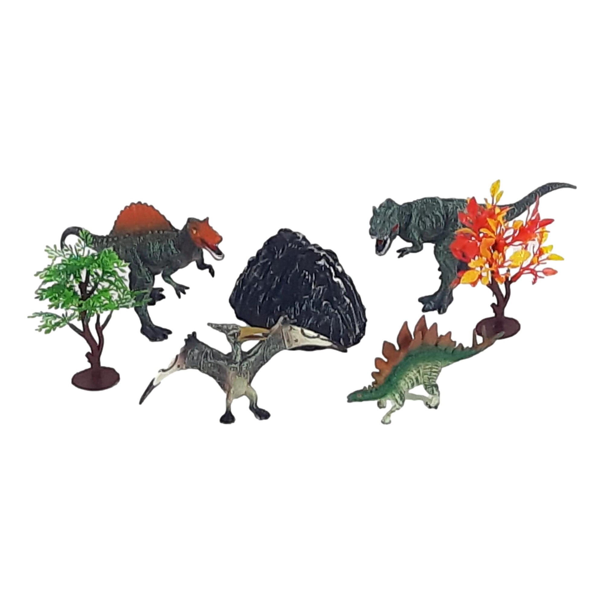 Set 4 Figurine Dinozauri, accesorii Jurassic World incluse