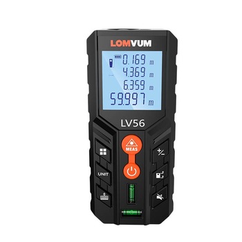 Telemetru Digital cu Laser LOMVUM LV56, Rangefinder cu 120m, Masurator Distanta si Volum cu Acumulator, Ecran Iluminat Telemetru Digital cu Laser LOMVUM LV56, Rangefinder cu 120m, Masurator Distanta si Volum cu Acumulator, Ecran Iluminat