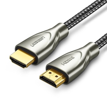 Cablu UGREEN, HD131, HDMI la HDMI 2.0, Rezolutie 4K/60Hz, Lungime 3 m, Gri, Tip snur acoprit cu nailon Cablu UGREEN, HD131, HDMI la HDMI 2.0, Rezolutie 4K/60Hz, Lungime 3 m, Gri, Tip snur acoprit cu nailon