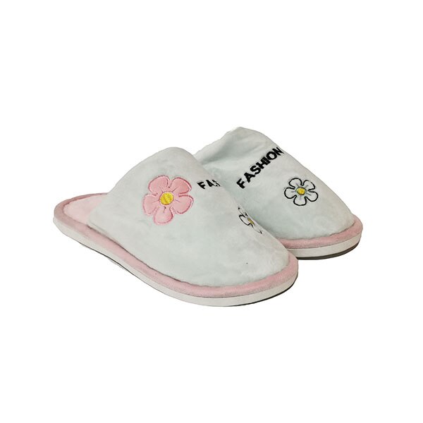 Papuci casa dama Trendd Flow, Bleu