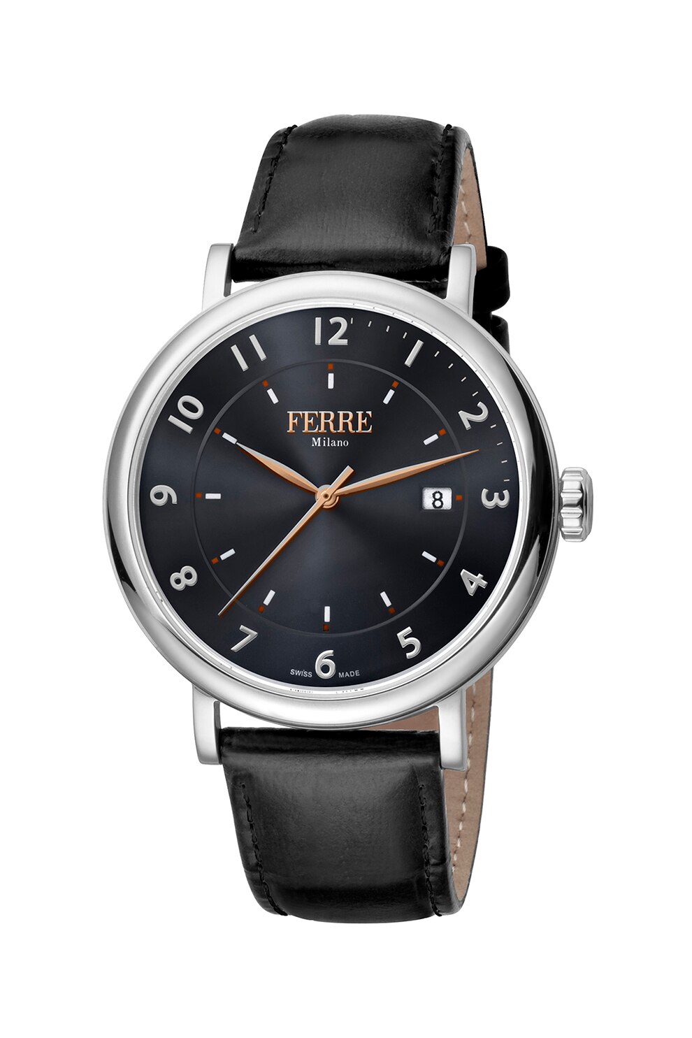 Ferre Milano, Ceas rotund analog, Negru