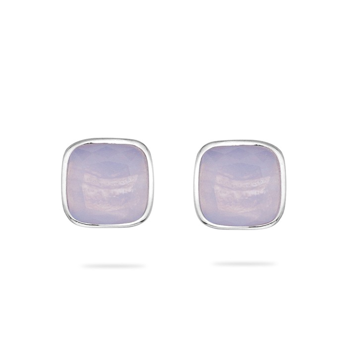 Cercei Swan Pearls CE674EC, Agat, Mov, Argint 925