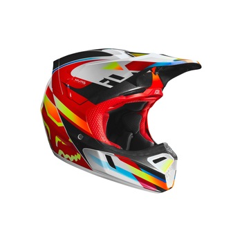 Casca Motocross, Fox Racing, Fox V3 Motif, Multicolor, L Casca Motocross, Fox Racing, Fox V3 Motif, Multicolor, L