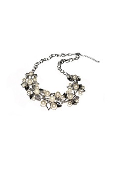 Colier dama, AW, aliaj metalic, reglabil, Argintiu Colier dama, AW, aliaj metalic, reglabil, Argintiu