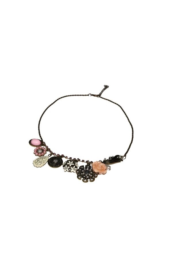 Colier dama, AW, aliaj metalic, reglabil, Multicolor