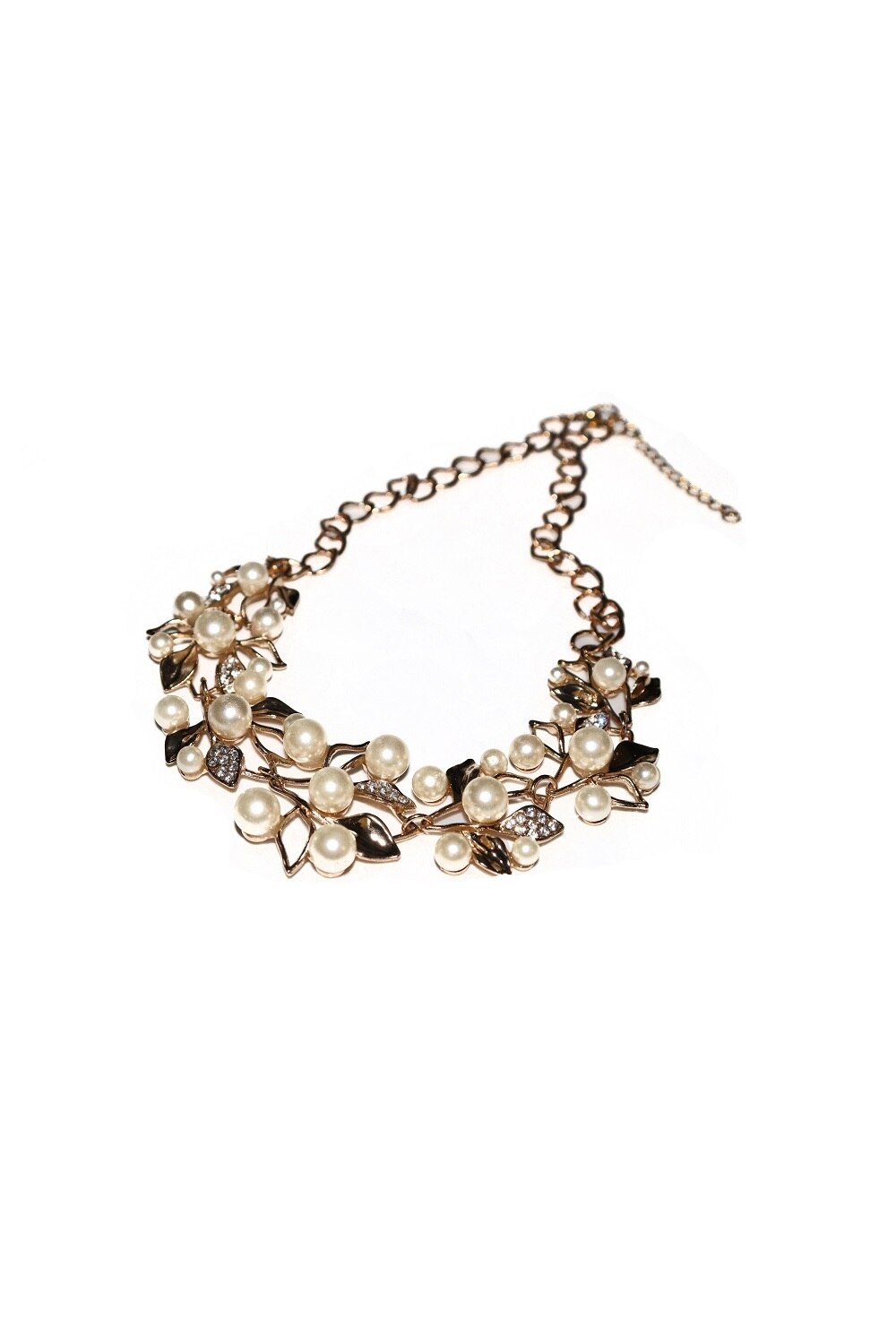 Colier dama, AW, aliaj metalic, reglabil, Auriu