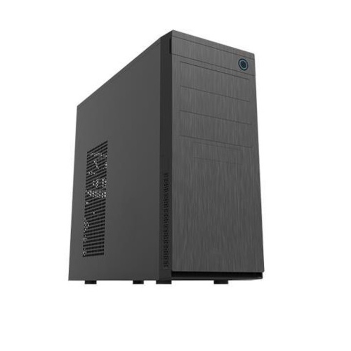 Компютърна кутия C-tech ELOX, Черен, 41.2 x 18.5 x 45 см