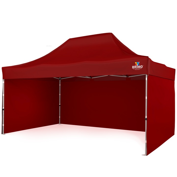 Cort evenimente, BRIMO, Super otel, 3x4.5 m - Rosu