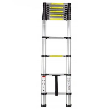 Scara Telescopica 440cm din Aluminiu Multifunctionala, Inaltime Reglabila, Pliabila Scara Telescopica 440cm din Aluminiu Multifunctionala, Inaltime Reglabila, Pliabila