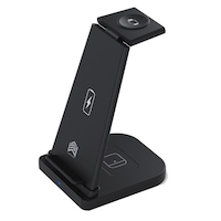 statie incarcator wireless eoptima ym-ud21 3 in 1 a qualcomm qi super fast charge usb type c 15w pentru telefon ceas casti compatibil cu android ios samsung iphone negru imagen 14_0_
0
