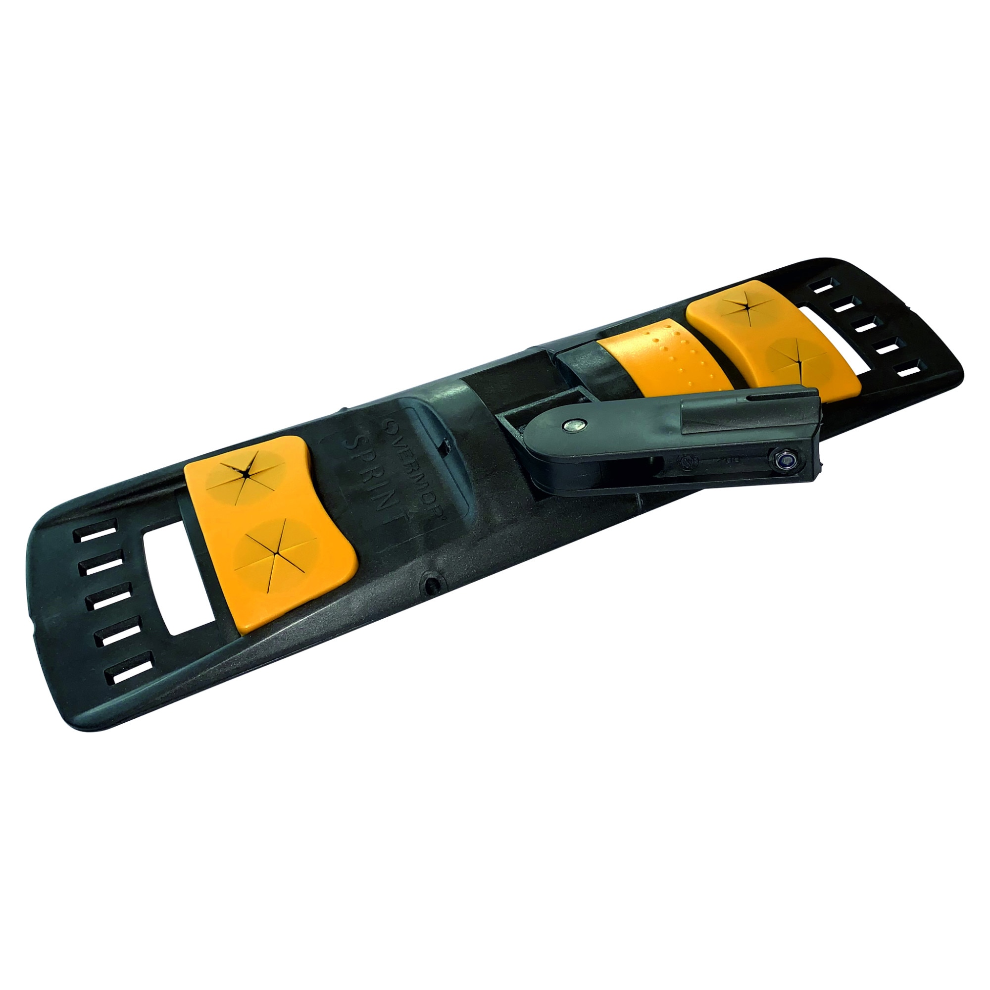 Suport mop professional Sprint Plus cu cleme 40 cm, negru/galben, 1 bucata