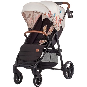 Carucior sport Kinderkraft Grande LX Freedom, de la nastere, Cream/Black Carucior sport Kinderkraft Grande LX Freedom, de la nastere, Cream/Black