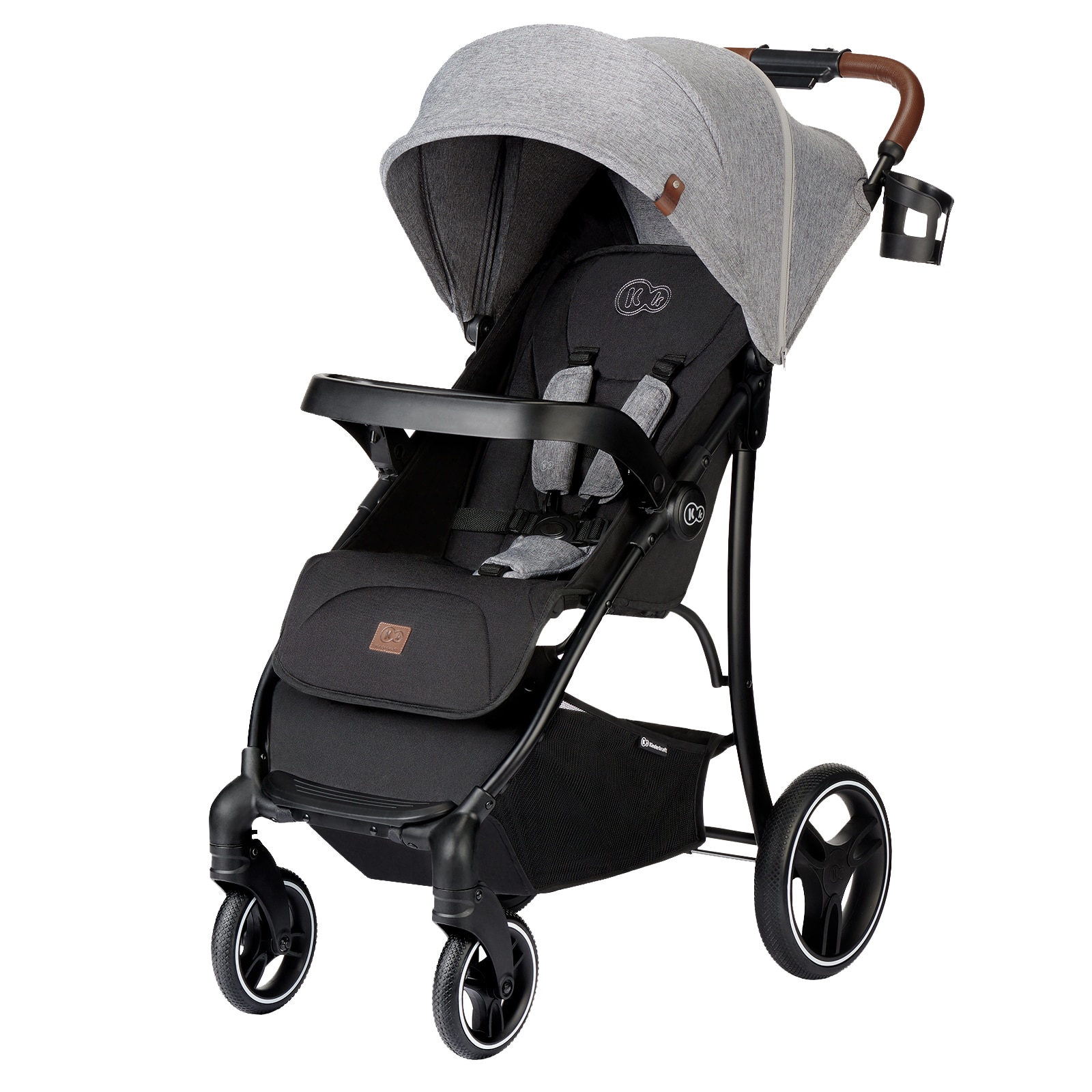 Carucior sport Kinderkraft Cruiser LX grey, pliabil, Gri