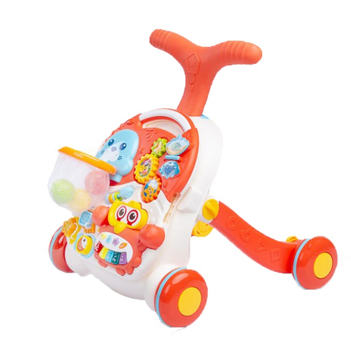 Antepremergator si masuta de joaca 2 in 1 pentru copii Toyz Sparq 387185, Multicolor