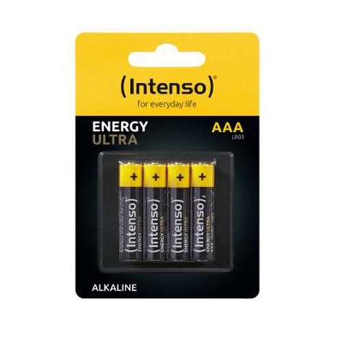 Baterii Alcaline Intenso Energy Ultra AAA, 4 Buc