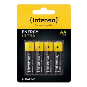 Baterii Alcaline Intenso Energy Ultra AA, 4 Buc Baterii Alcaline Intenso Energy Ultra AA, 4 Buc