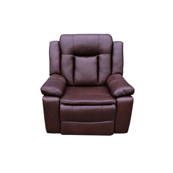 Fotoliu Ackerley Coniac, Mobila Domnel, Piele naturala cu 1 recliner electric si port USB, 100 cm Fotoliu Ackerley Coniac, Mobila Domnel, Piele naturala cu 1 recliner electric si port USB, 100 cm