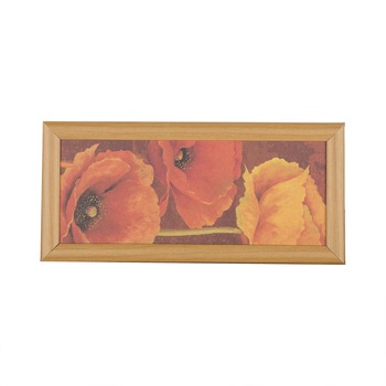 Tablou canvas,inramat,model flori mac,dimensiune 25 x 10 cm Tablou canvas,inramat,model flori mac,dimensiune 25 x 10 cm