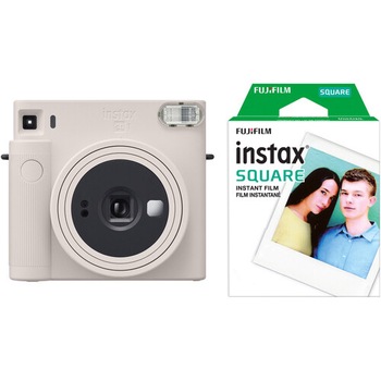 Set foto Instant Fujifilm Instax SQ1 Alb cu film 1x10 inclus Set foto Instant Fujifilm Instax SQ1 Alb cu film 1x10 inclus